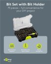 Goobay Bithalter-Set mit 72-tlg. Bitsatz