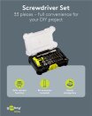 Goobay Schraubendreher-Set mit 30-tlg. Bitsatz