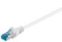Goobay Cat 6a Ultraflexibles Netzwerkkabel RJ45 S/FTP 15m, weiß