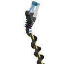 Goobay Cat 6a Ultraflexibles Netzwerkkabel RJ45 S/FTP 1m,...