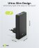 Goobay Ladeadapter 230V > Dual-Schnellladegerät 90° Flat (65 W) schwarz