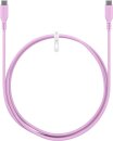 Goobay Kabel USB-C > USB-C Silikon pink, 1.5m