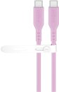 Goobay Kabel USB-C > USB-C Silikon pink, 1.5m