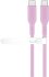 Goobay Kabel USB-C > USB-C Silikon pink, 1.5m
