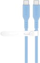 Goobay Kabel USB-C > USB-C Silikon blau, 1.5m