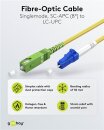 Goobay Kabel Glasfaser SC-APC > LC-UPC, gelb, 3m