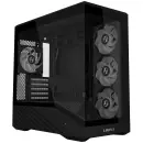 Lian Li Vector V100 Mini, schwarz, inkl. Lüfter, Glasfenster