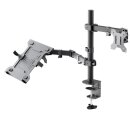 Goobay Monitorhalterung mit Laptop-Arm Flex