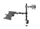 Goobay Monitorhalterung mit Laptop-Arm Flex