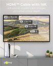 Goobay Kabel HDMI Ultra96 (16K@60Hz), 0.5m