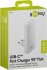 Goobay Ladeadapter 230V > Dual-Schnellladegerät 90° Flat (65 W) weiß