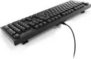 Sharkoon OfficePal KB70W Wireless, schwarz, Sharkoon Linear, USB, DE
