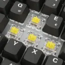 Sharkoon Skiller SGK50 S3 PBT, schwarz, LEDs RGB, hot-swap, Gateron G Pro 3.0 YELLOW, USB, DE