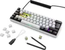 Sharkoon Skiller SGK50 S4 Gen2, White, LEDs RGB, hot-swap, Gateron YELLOW, USB, DE