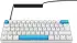 Sharkoon Skiller SGK50 S4 Gen2 PBT, White, LEDs RGB, hot-swap, Gateron G Pro 3.0 YELLOW, USB, DE