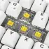 Sharkoon Skiller SGK50 S4 Gen2 PBT, White, LEDs RGB, hot-swap, Gateron G Pro 3.0 YELLOW, USB, DE