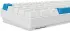 Sharkoon Skiller SGK50 S4 Gen2 PBT, White, LEDs RGB, hot-swap, Gateron G Pro 3.0 YELLOW, USB, DE