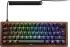 Sharkoon Skiller SGK50 S4 Gen2 Wood PBT, holz/schwarz, LEDs RGB, hot-swap, Gateron G Pro 3.0 YELLOW, USB, DE