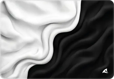 Sharkoon Skiller SGP35 D1, Mouse Mat M, 280x195mm, Silk Fabric schwarz/weiß