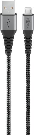 Goobay Kabel USB-A > Micro-USB-B 0.5m
