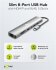 Goobay Slim 8-Port USB-Hub USB-C > USB-C/USB-A, USB3.2, HDMI, RJ45, microSD