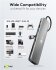 Goobay Slim 8-Port USB-Hub USB-C > USB-C/USB-A, USB3.2, HDMI, RJ45, microSD