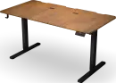 ENDORFY Atlas L Electric elektrisch höhenverstellbarer Sitz-Steh-Schreibtisch 150x78cm Dark wood/schwarz