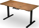 ENDORFY Atlas L Electric elektrisch höhenverstellbarer Sitz-Steh-Schreibtisch 150x78cm Dark wood/schwarz