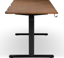 ENDORFY Atlas L Electric elektrisch höhenverstellbarer Sitz-Steh-Schreibtisch 150x78cm Dark wood/schwarz