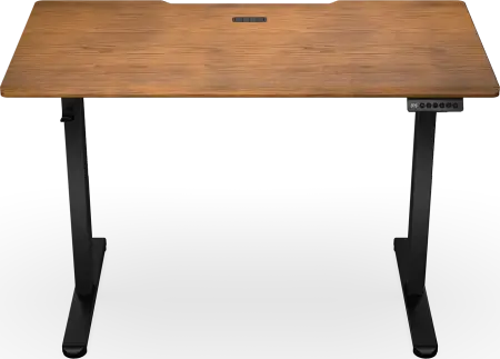 ENDORFY Atlas S Electric elektrisch höhenverstellbarer Sitz-Steh-Schreibtisch 114x74cm Dark wood/schwarz