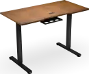 ENDORFY Atlas S Electric elektrisch höhenverstellbarer Sitz-Steh-Schreibtisch 114x74cm Dark wood/schwarz