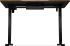 ENDORFY Atlas S Electric elektrisch höhenverstellbarer Sitz-Steh-Schreibtisch 114x74cm Dark wood/schwarz