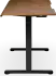 ENDORFY Atlas S Electric elektrisch höhenverstellbarer Sitz-Steh-Schreibtisch 114x74cm Dark wood/schwarz