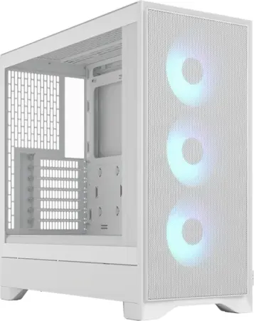 Fractal Design Pop 2 Air White TG RGB, Glasfenster
