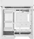 DeepCool CL6600 WH, weiß/braun, Glasfenster