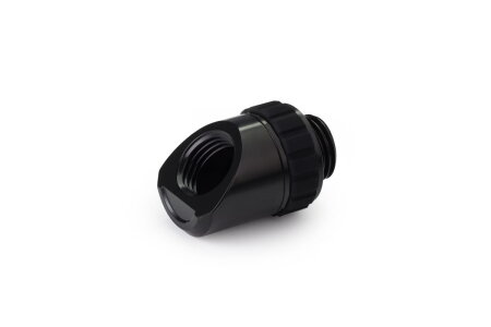 Alphacool Apex Grip Adapter 45° AG/IG G1/4 drehbar schwarz