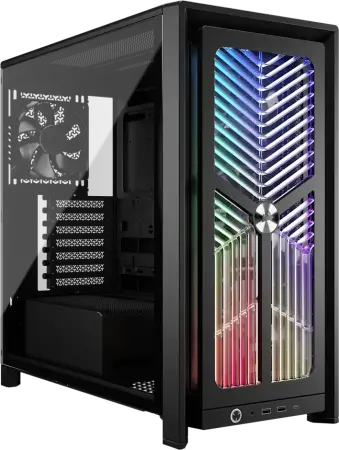 Corsair Frame 4000X RS ARGB, schwarz, Glasfenster