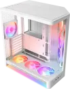 NZXT H6 RGB+ [2026] White, Glasfenster