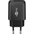 Goobay Ladeadapter 230V > USB-C PD Nano GaN 25W schwarz