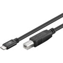 Goobay Kabel USB-C > USB-B (2.5W USB 2.0) 1m